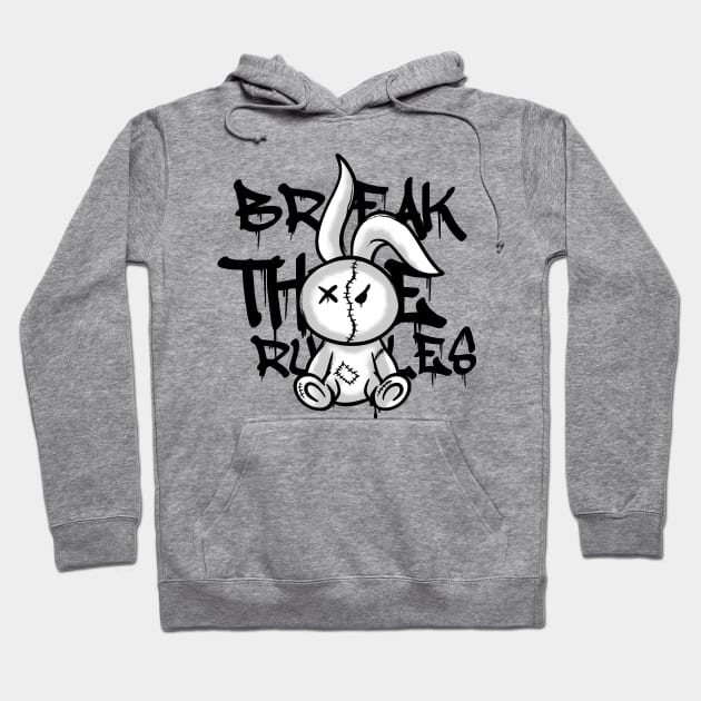 Break the rules Hoodie by Summerdsgn